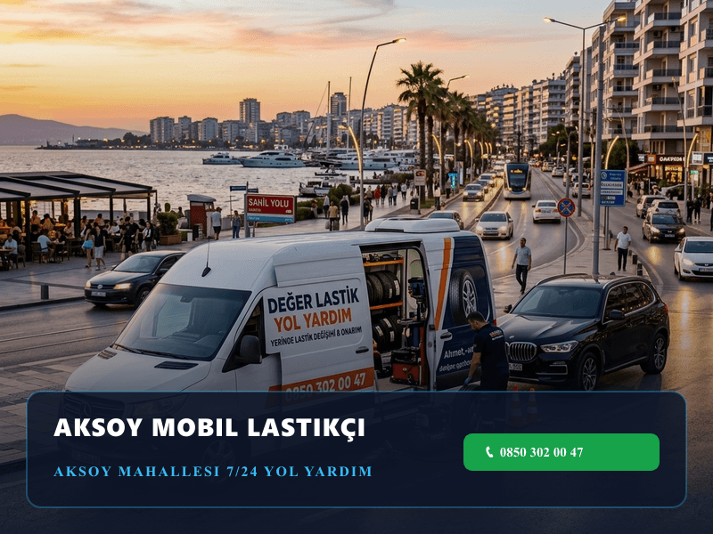 Aksoy Lastikçi için Karşıyaka mobil lastik ve yol yardım aracı