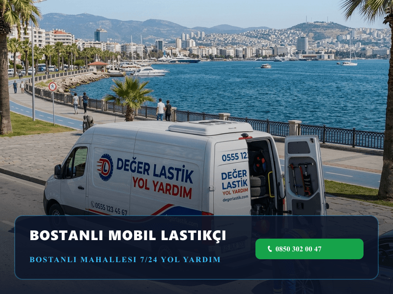 Bostanlı Lastikçi için Karşıyaka mobil lastik ve yol yardım aracı