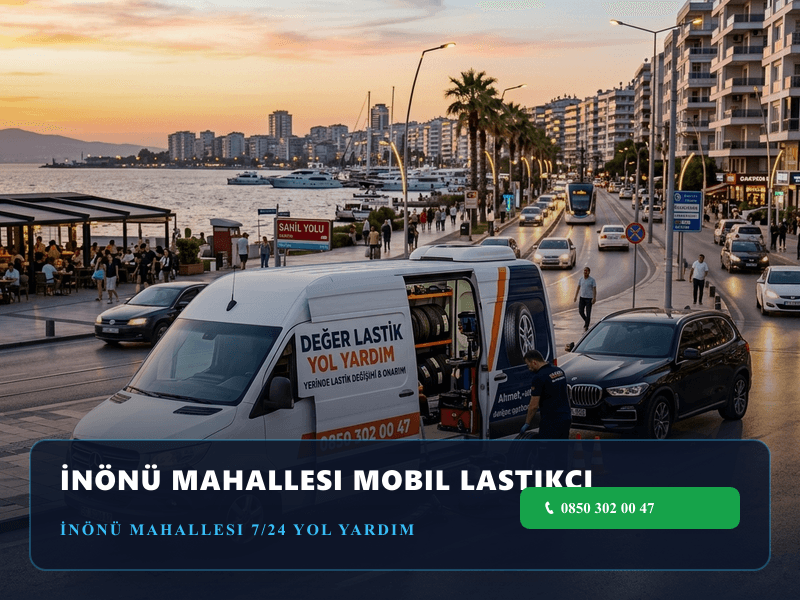 İnönü Lastikçi için Karşıyaka mobil lastik ve yol yardım aracı