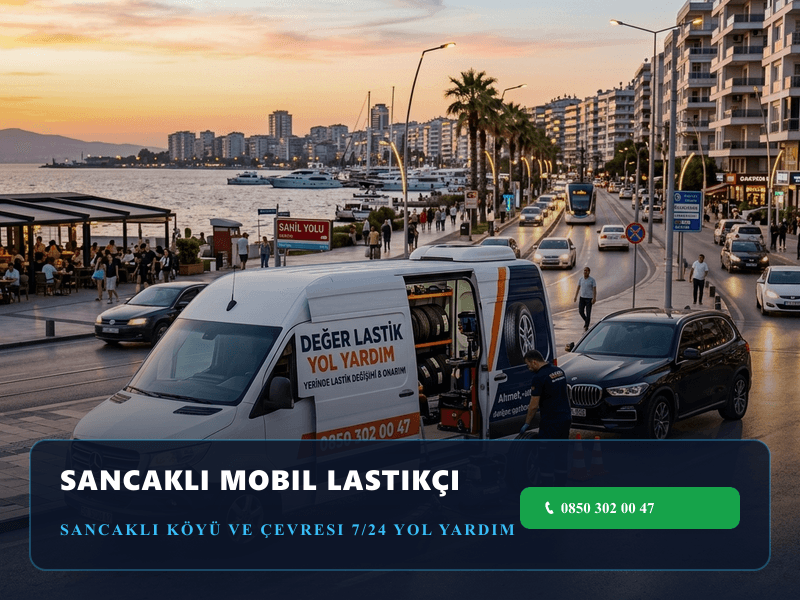 Sancaklı Lastikçi için Karşıyaka mobil lastik ve yol yardım aracı
