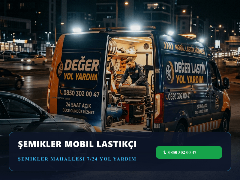 Şemikler Lastikçi için Karşıyaka mobil lastik ve yol yardım aracı