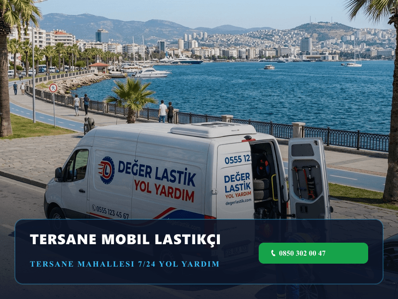 Tersane Lastikçi için Karşıyaka mobil lastik ve yol yardım aracı